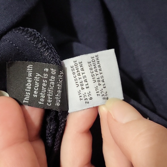 Diane Von Furstenberg Mini Skirt Jan Jersey Pleated Skirt Knit Navy Size 10 - Picture 5 of 6